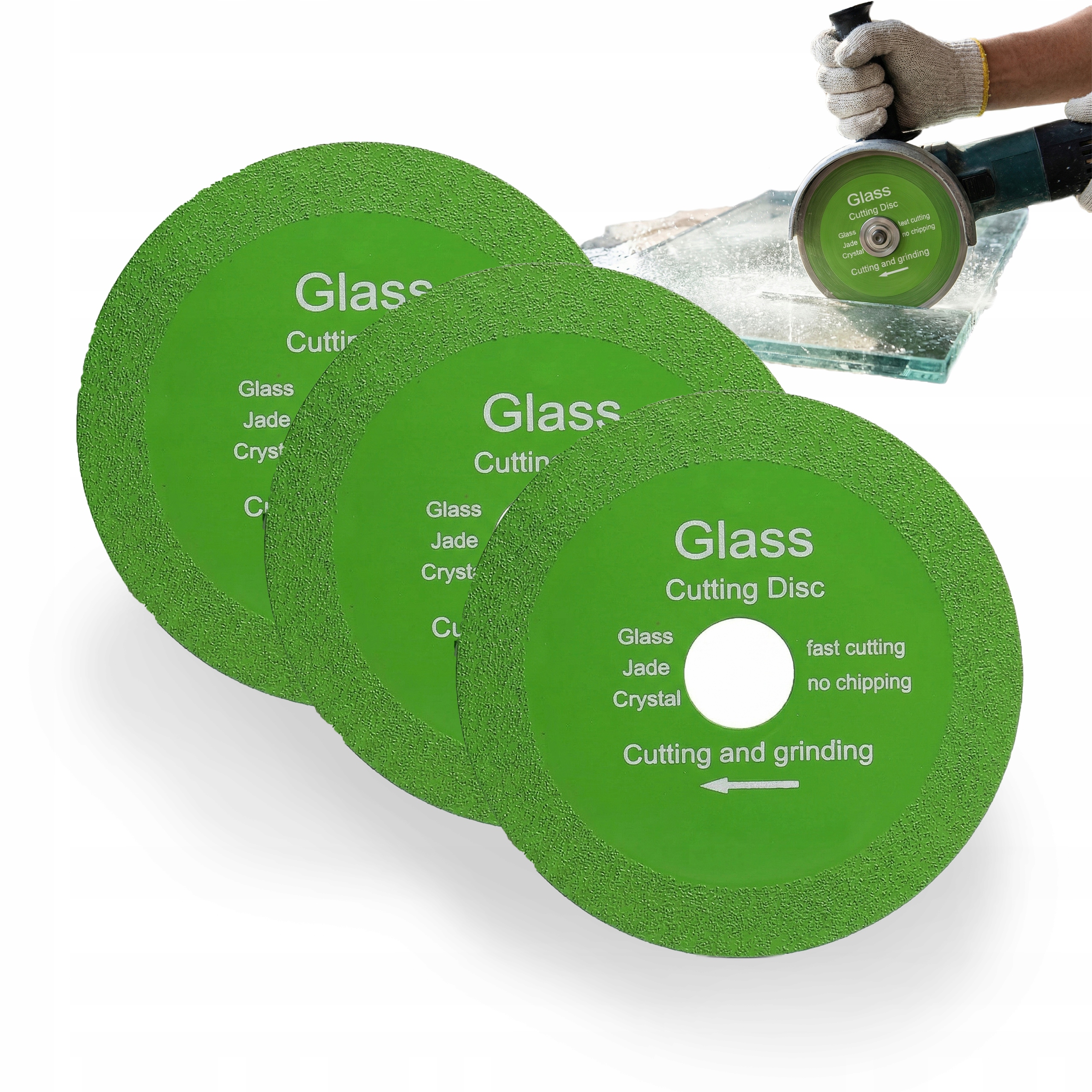2x 3x Tarcza Diamentowa Do Ciecia Szlifowania Szkla Plytek Gres Ceramiki 12