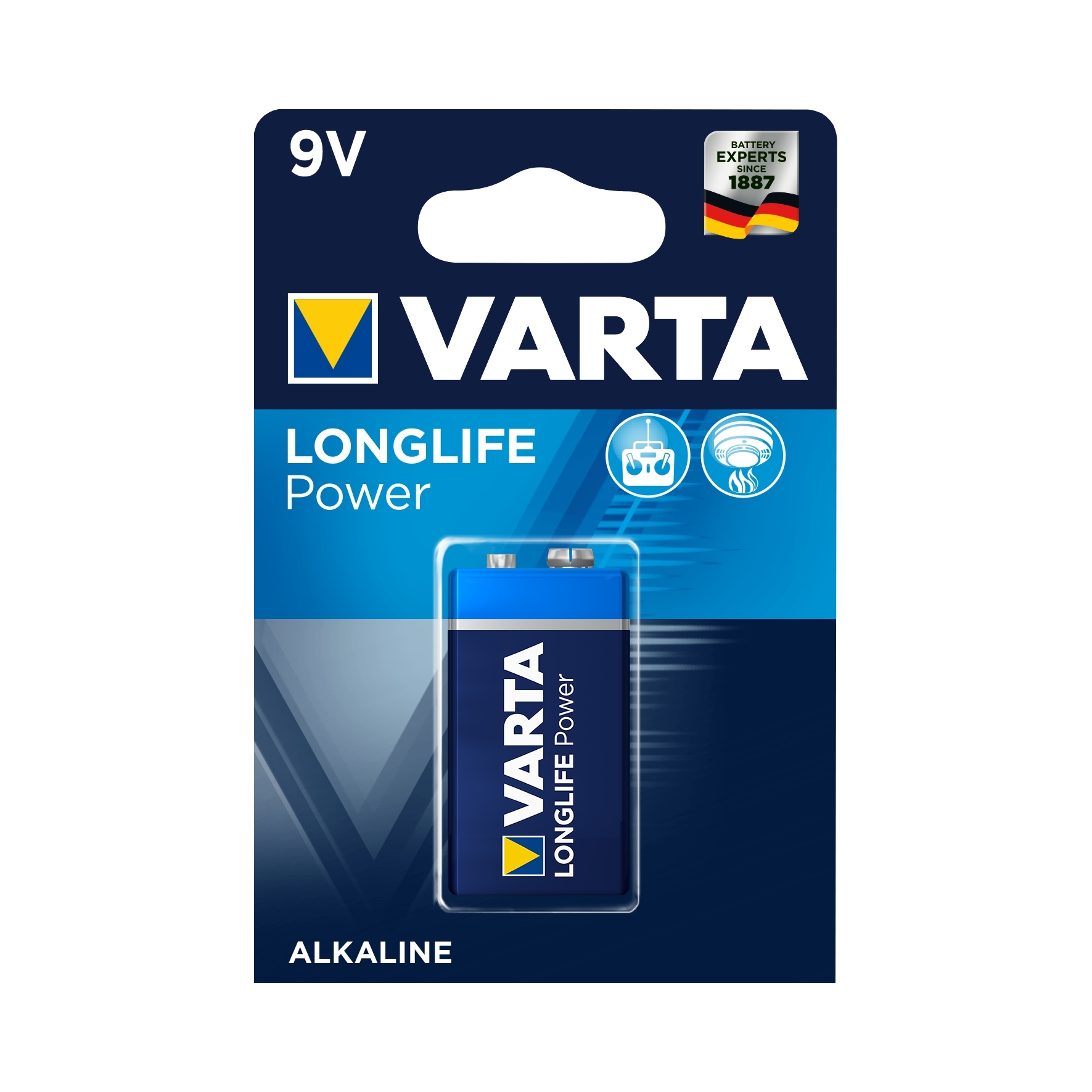 2x Bateria 6lr61 Varta Longlife Power 9v