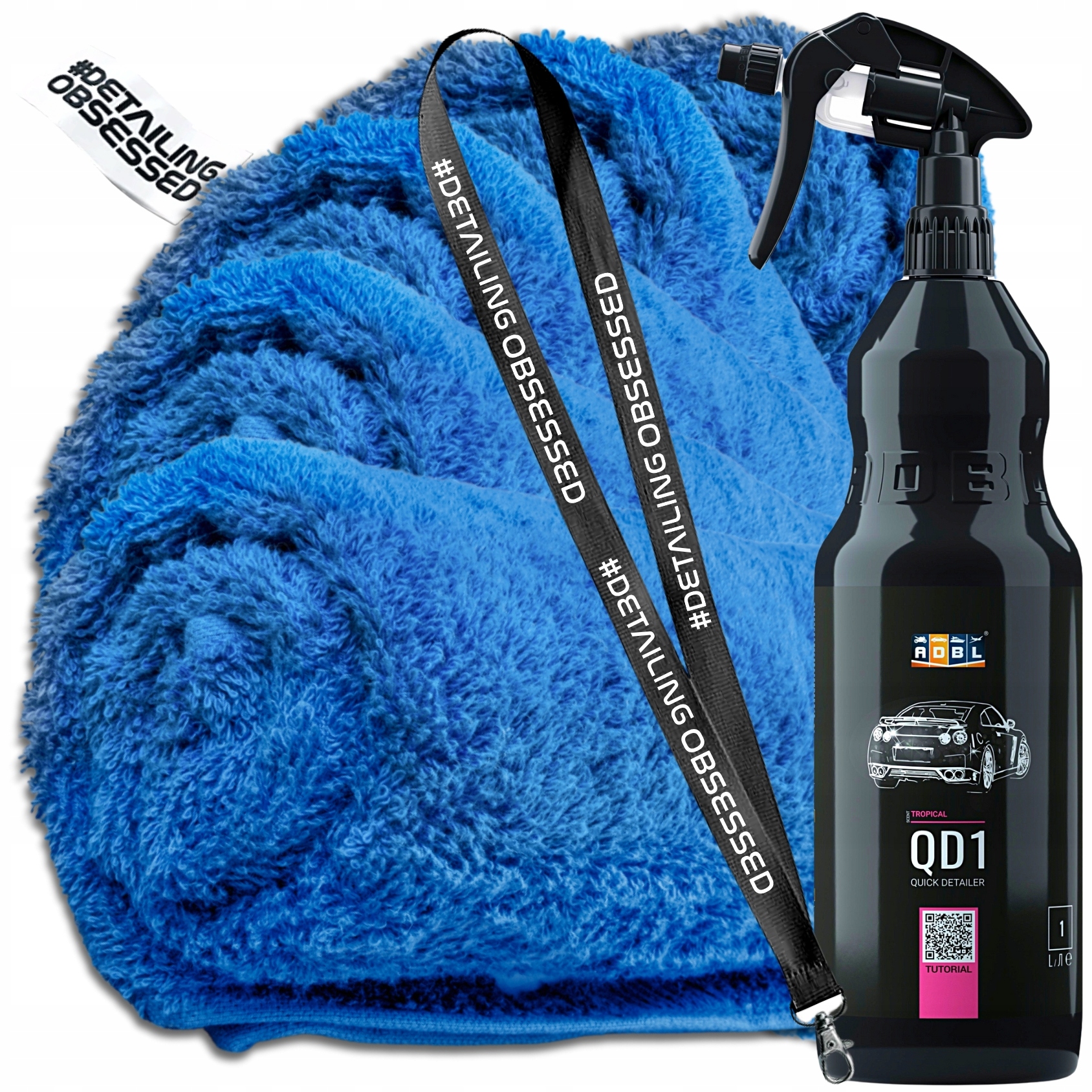 2x Adbl Qd1 Quick Detailer Polysk 1l