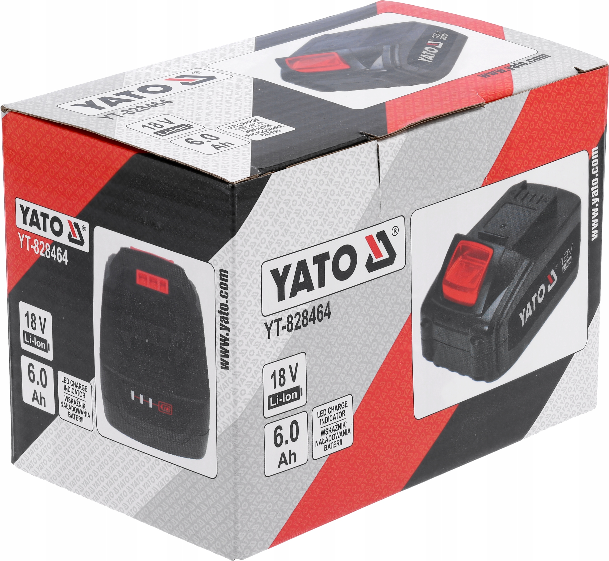 2x Akumulator Li-Ion Yato 18 V 9 Ah