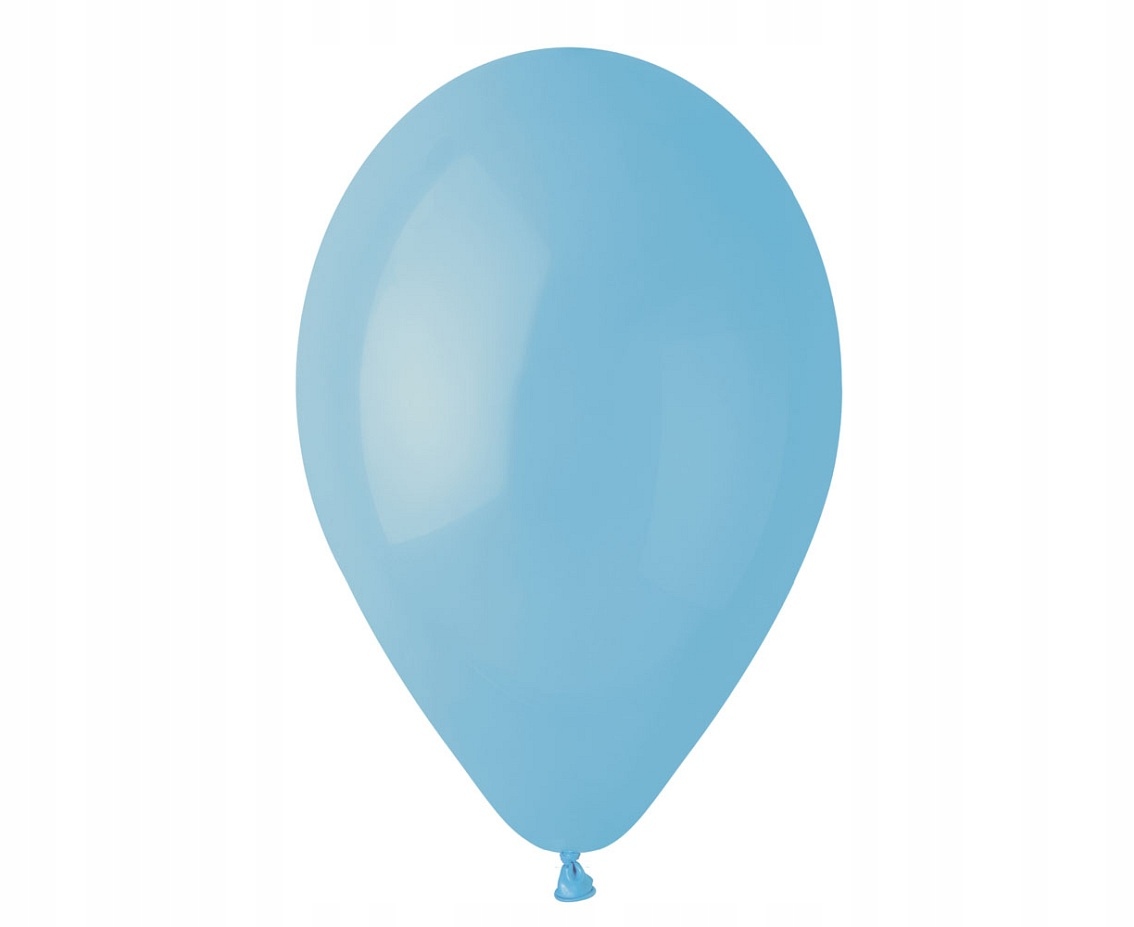 2x Balony Lateksowe Pastelowe Niebieskie roczek Blue 12” - 30 cm /100 szt.