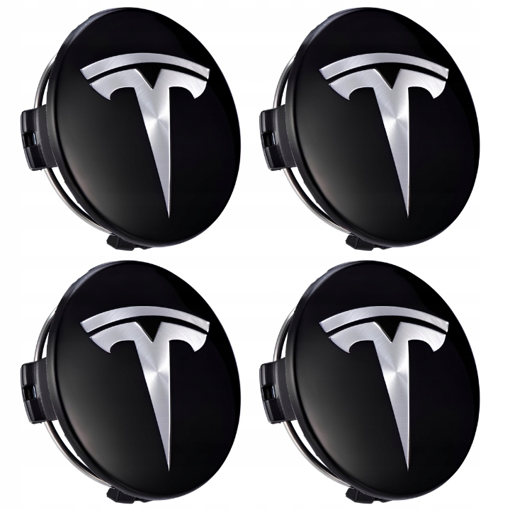 Komplet 4 dekielków do felg Tesla 57 / 51 mm