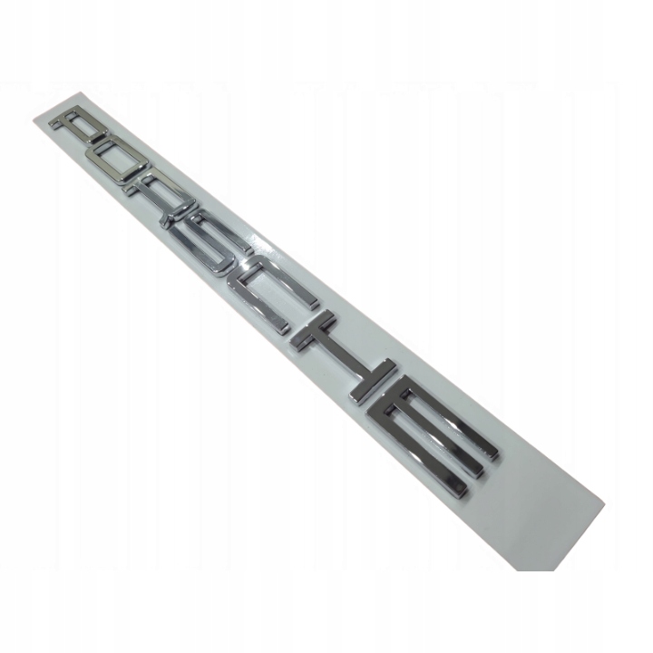 Emblemat Porsche kolor Silver Srebrny