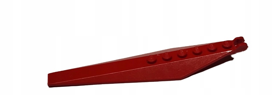 007F2. Lego samolot śmigło łopata 57906 skrzydło 3x12 - czerwone 2 01a73835d65fbfc5121b5ae7c7848a4b