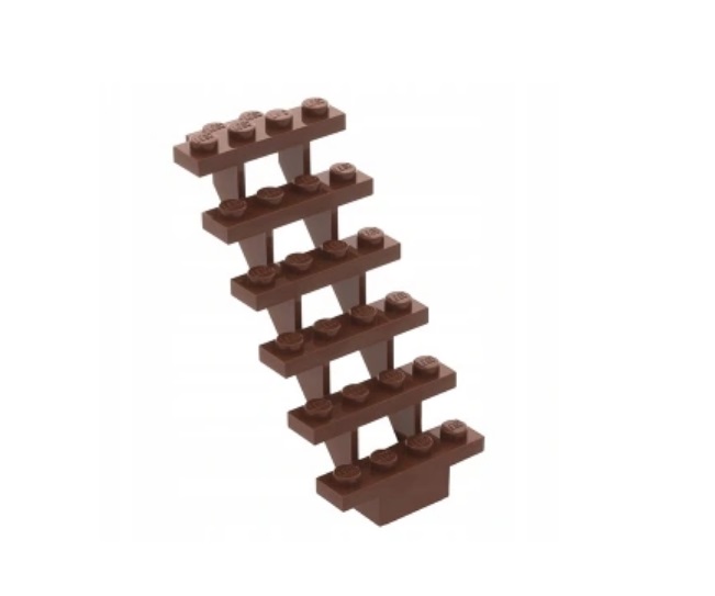 130b. LEGO SCHODY brązowe 30134 2 0221ff077bbeb39475cb2944f28b8fc9