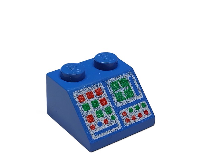 17F2. LEGO Legoland SPACE Police klocek z nadrukiem 3039 niebieski 2 0224b4b5b98d8b6fc9a5718123f085ba