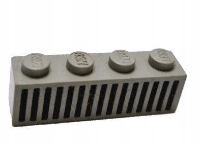 17C3c. LEGO Legoland klocek z nadrukiem 1x4 3010p04 szary 2 05821500bdcfdb622e2d255c588d99cc