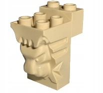 278f11. Lego panel ściana do zamku zamek lew głowa ozdoba lion 30274 2 05ad3271b64eb680cca35d5b432ab5aa