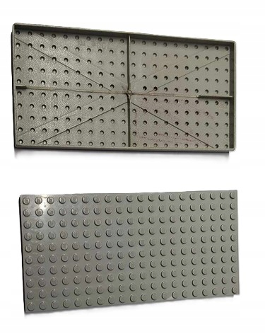 016O7. LEGO system płyta10x20 Lego 700 Płyta gruba szara jasny old 1 sztuka 2 0a0a1092611062bbcdc2cfc296d91159