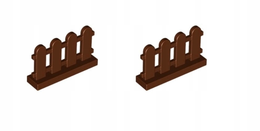 168m1. Lego 33303 Biały płotek 1x4x2 brązowe - 2 szt 2 0a3091ecb63e81c28a5367608fa7ddbc