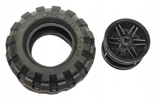 I5E Lego Technic Koło (opona + felga) 56x26 56145 czarna 1 komplet 2 0ae77ec906b6bcd64977104789a3af93