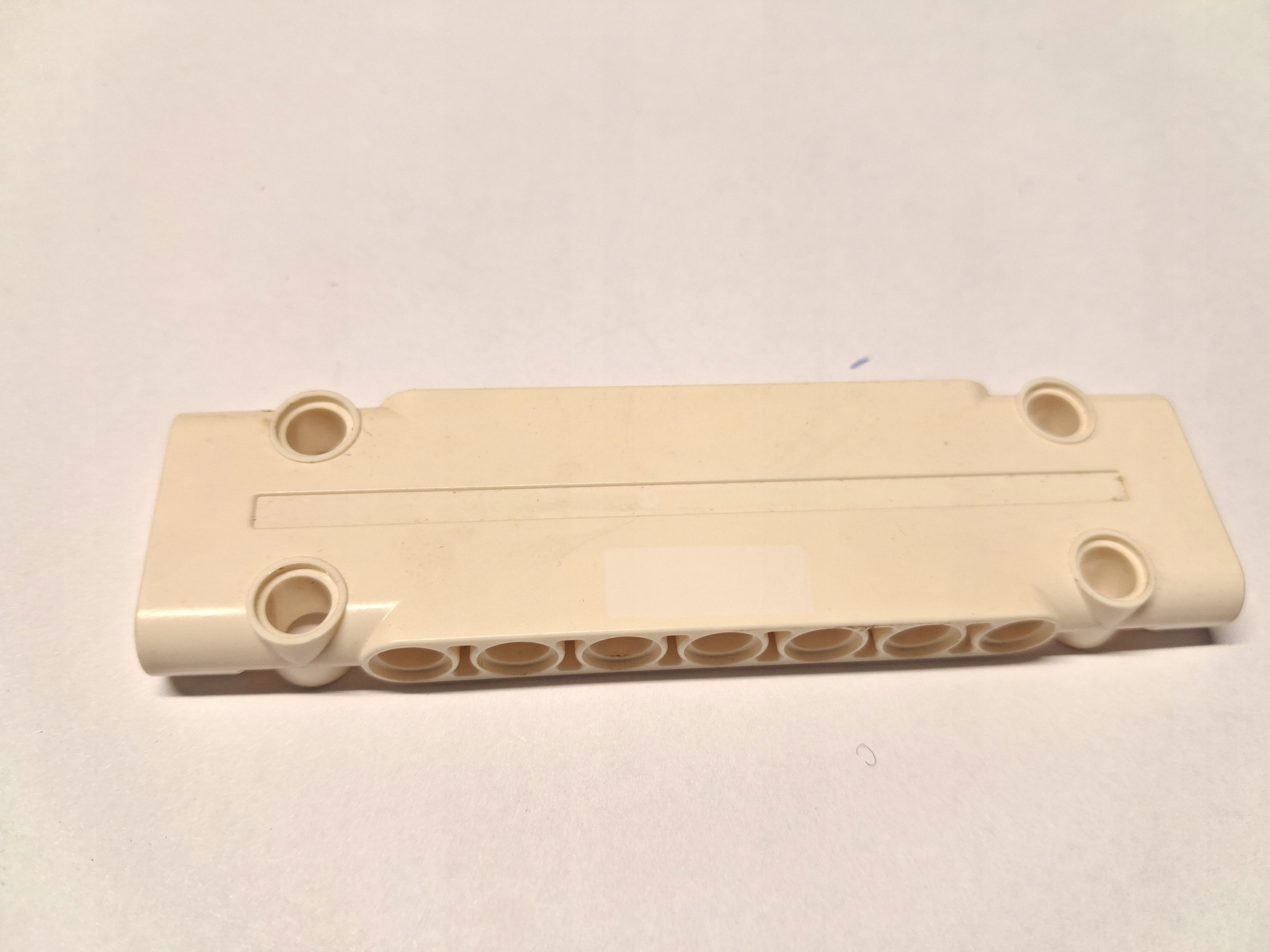 008C3. LEGO panel technic 15458 białe pożółknięte 3 0b0ae7eeabd0b38e4d68d2da8d061208