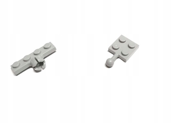 104b2. Lego zaczep kulowy 1x4 2x2 Płytka z zaczepem 3184 i 3730 szary jasny 2 0d59af4d81d0476fcceace5b06d368a2