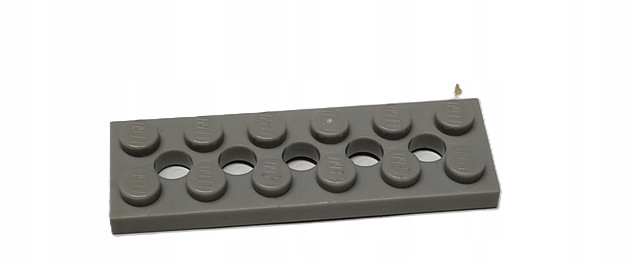 105K4 Lego Technic Płytka z dziurkami 2x6 32001 - szary jasny new 2 0fa59b9a491c9792dd4f14c405f0ee20