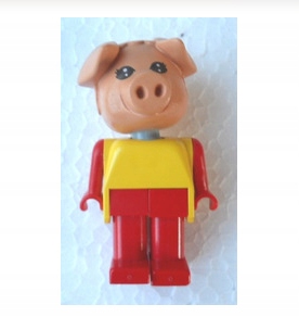 138ao. Lego Fabuland figurka świnka 3 11c48b5b3818cd439a829d5c82001aec