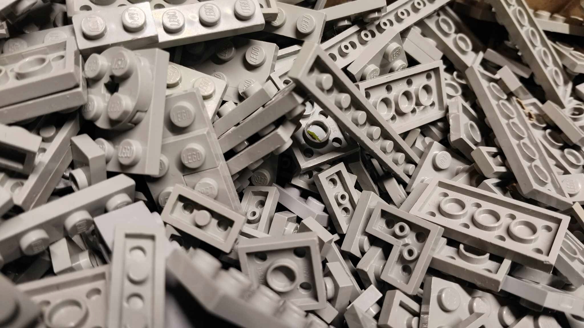 073. Lego szare jasne old płaskie 0,05 kg MIX 50g 4 128e6c196ee0ca39a7695c3b42469980