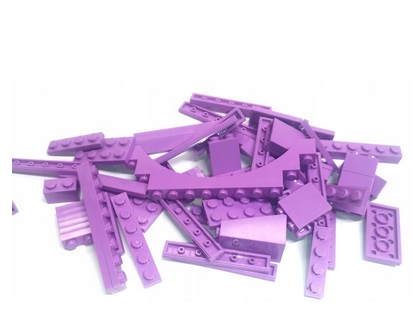 300o. LEGO friends fioletowe jasne Mix 0,06kg 60g 2 12b26251366fbb2461d604c18951a861