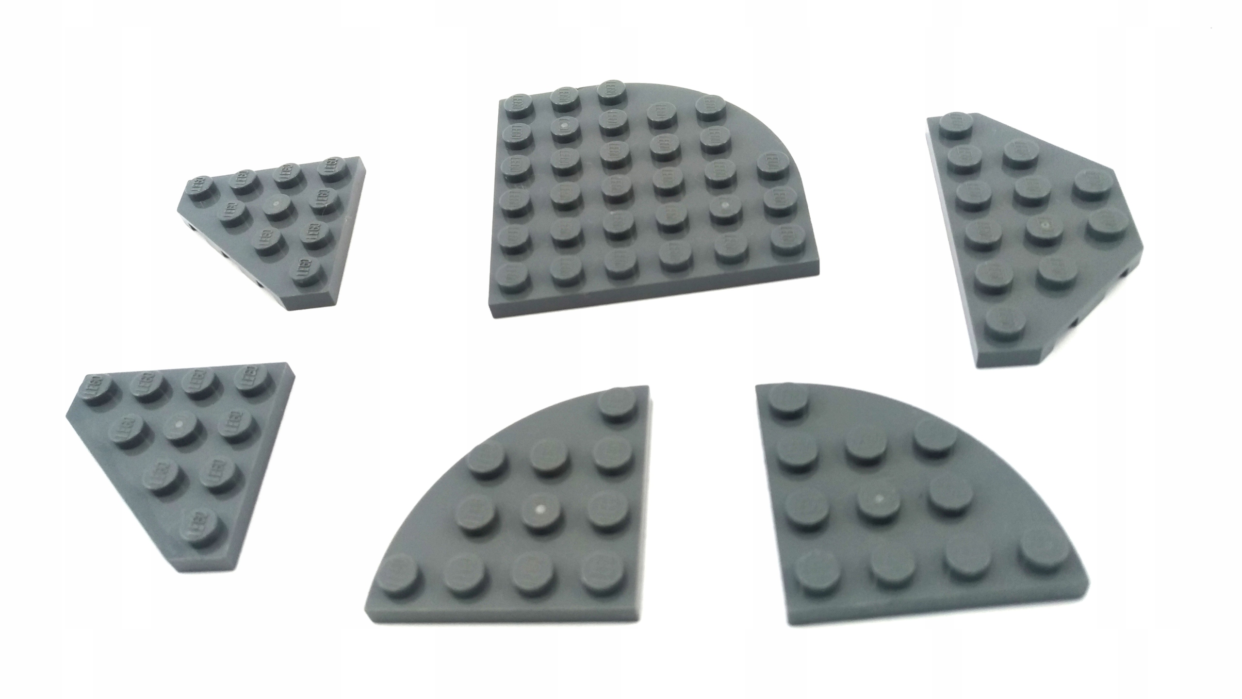142g. LEGO płyta płyty szara ciemna new skosy 6szt 3 156e5afe45b841c5f743caa26824ae3e