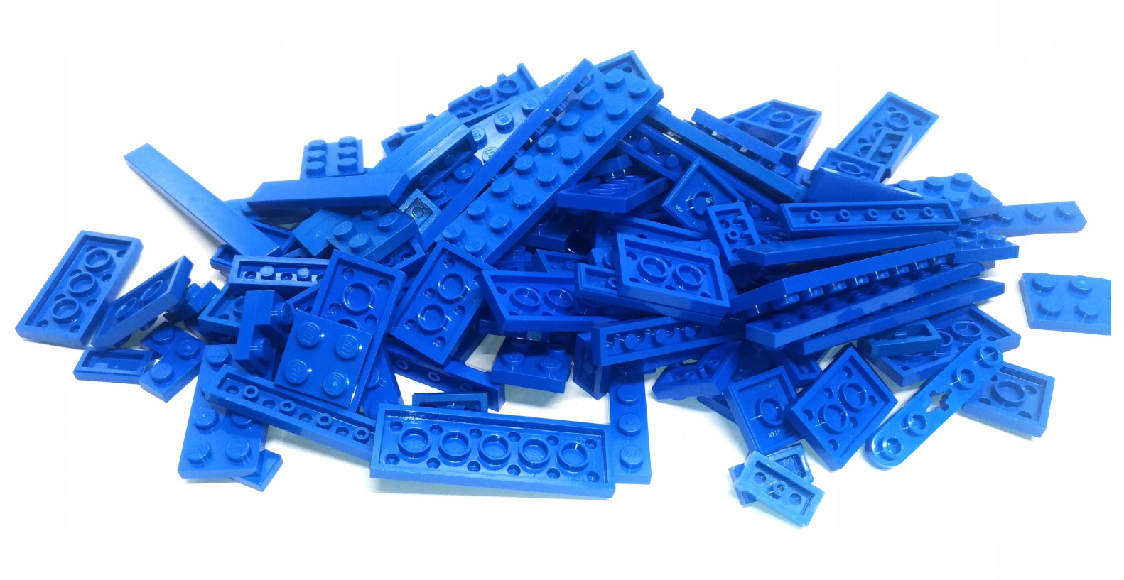 075. Lego niebieskie blue płaskie 100g MIX 0,1kg 5 18da25c34852cd353be7e9d9363a912e