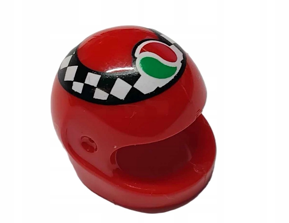 153G11. Lego kask motocyklowy 2446 czerwony nadruk - 1 szt 2 284834cdd21ef65ac55379a2fccb3839
