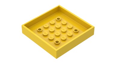 109B5a3. LEGO płyta konstrukcyjna 4452 żółta pudełko 2 2881f395f5bf4a23859757713fe712d2