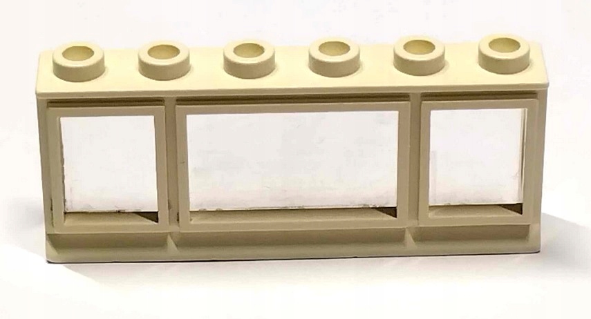 002B2. Lego okno z szybą 645 białe - 1 sztuka 3 2b2d920b13d49c8b7f5a1cacf42e46ca