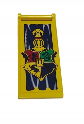 1CC. LEGO flaga Harry Potter 30292 żółta 7 x 3 Bar Handle with HP Hogwarts 2 2b680557a55909046517a42c8e567203