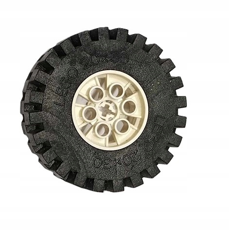 K20a Lego Technic Koło (opona+felga) 20x30 4266 1komplet biały 2 2cbe50c4bb2a2843e264cace8eb25b59