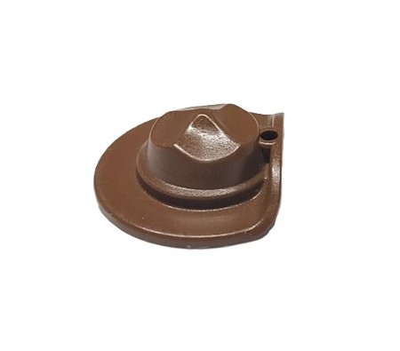 093D1. LEGO kapelusz hat na głowę czapka 30167 - brązowy 2 2cc2c280f05cb393119410dd836ed29c