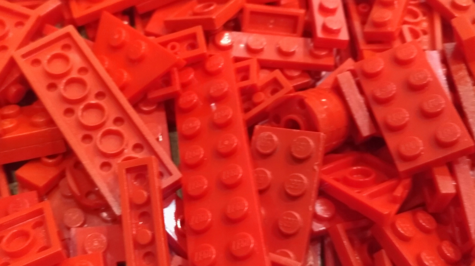 064. Lego czerwone płaskie 0,1kg MIX 100g 8 2eb5520675310dc0b0956b8ad21526ee