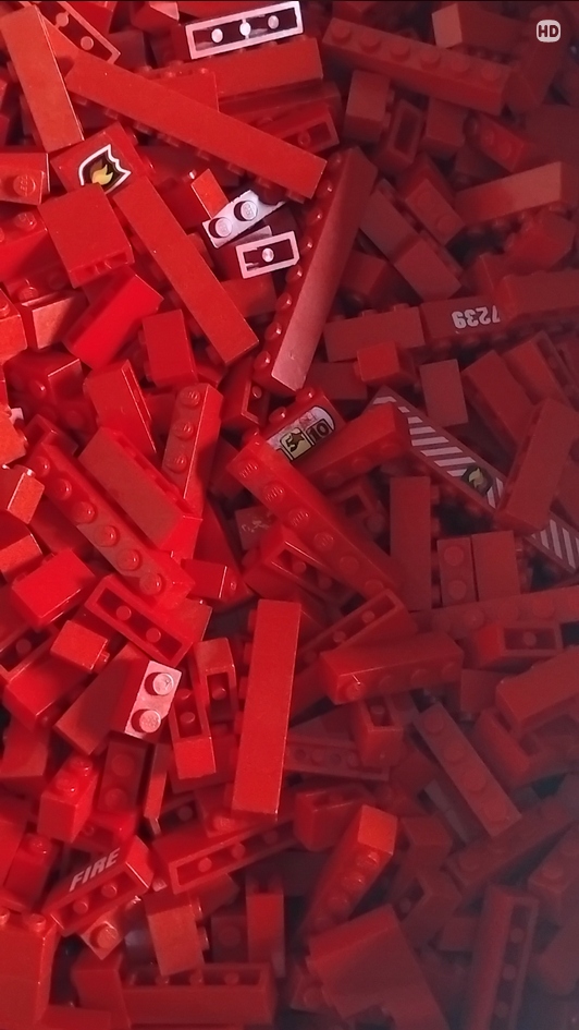 065 Lego brick 1x1, 1x2. 1x3, 1x4, 1x6, 1x8 czerwone 0,1kg mix 5 2fbd3d3d9f46c4b68b0e2ee7adf78023
