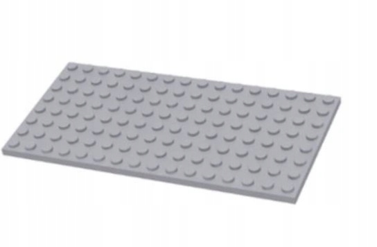 028d4. LEGO płyta 8x16 szara jasna cieńka płaska 92438 2 31b6b2d6a75593bcf5e4b48f2c31ec8a