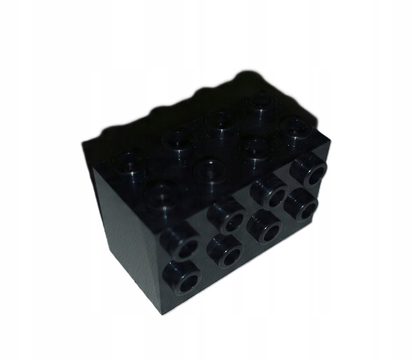 056a5c. LEGO system space 2x2x4 klocek z wypustkami 2434 czarny 2 32ddac3d220766b3b2e774670001e87a