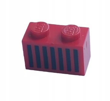 17C1. LEGO Legoland klocek z nadrukiem 1x2 3004p06 2 331d8f08e4e9e011f1488641f5aa2722