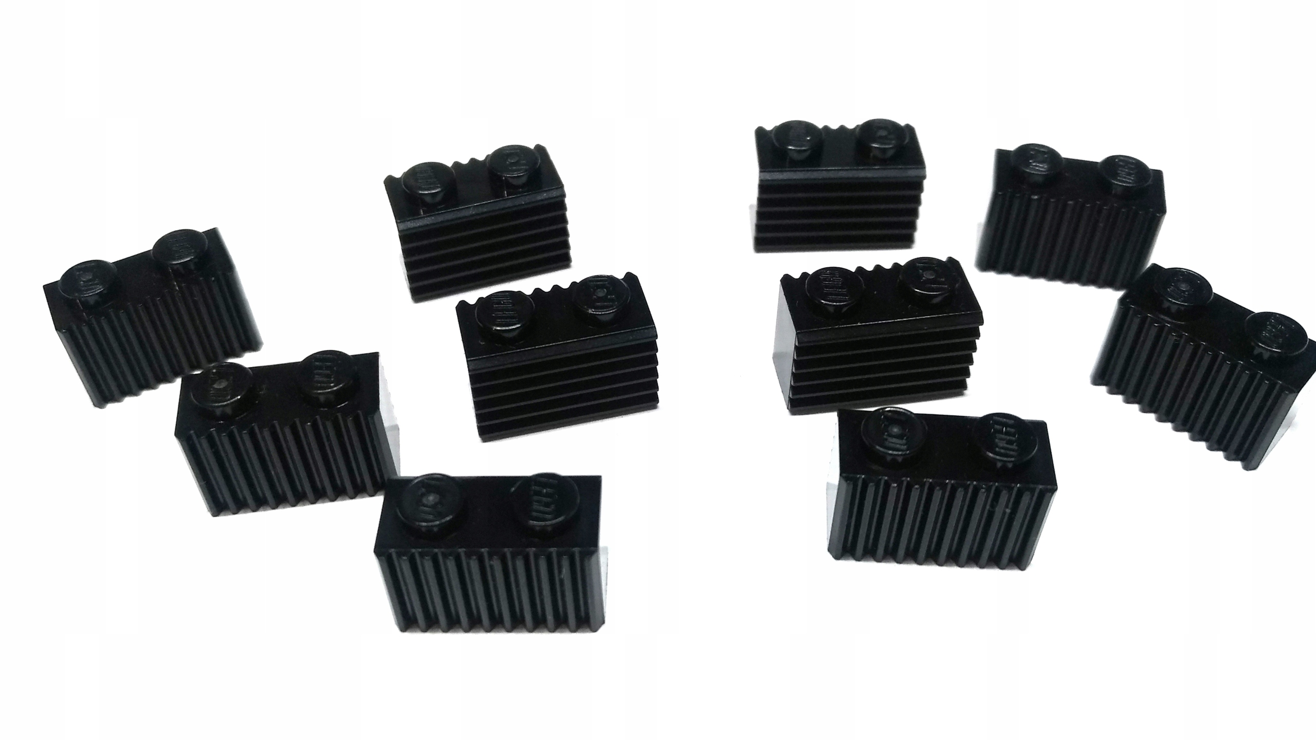 096e. LEGO 1x2 paski 2877 murek czarny - 10 sztuk 2 355d3fc10e74a6653eb2ecdc9e5fbcf3