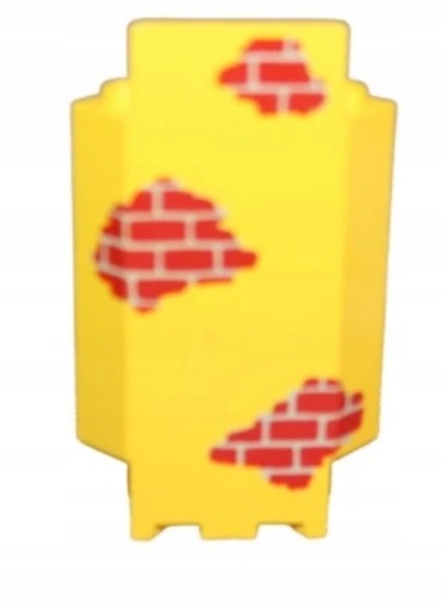278f3. Lego panel ściana do zamku zamek 2345 4189067- 1 szt żółty cegła 2 35c7b2a9d47ddad06604e58b4a4d7b37