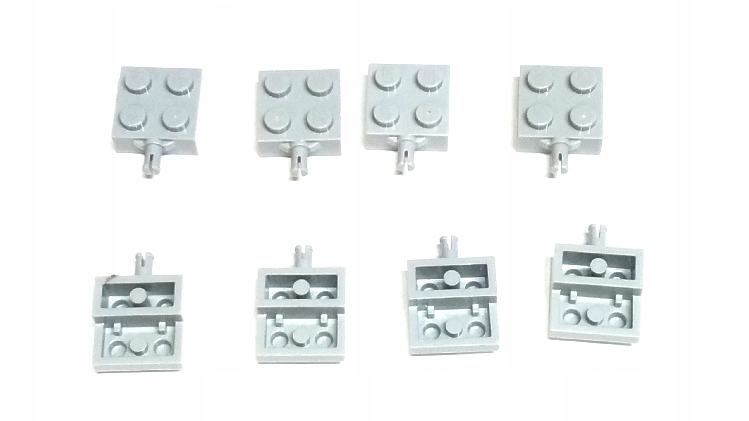 150b. Lego 4488 Płytka 2x2 z osią szare- 8 SZT 2 36948dbbae1cc14f73691d4e260e59ef