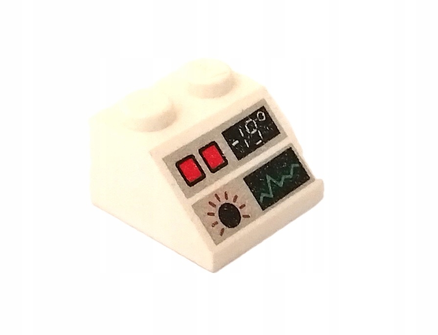 17D1. LEGO Legoland SPACE Police klocek z nadrukiem 3039p BIAŁY 2 36ae361b5bcef61c476ce6213394812c