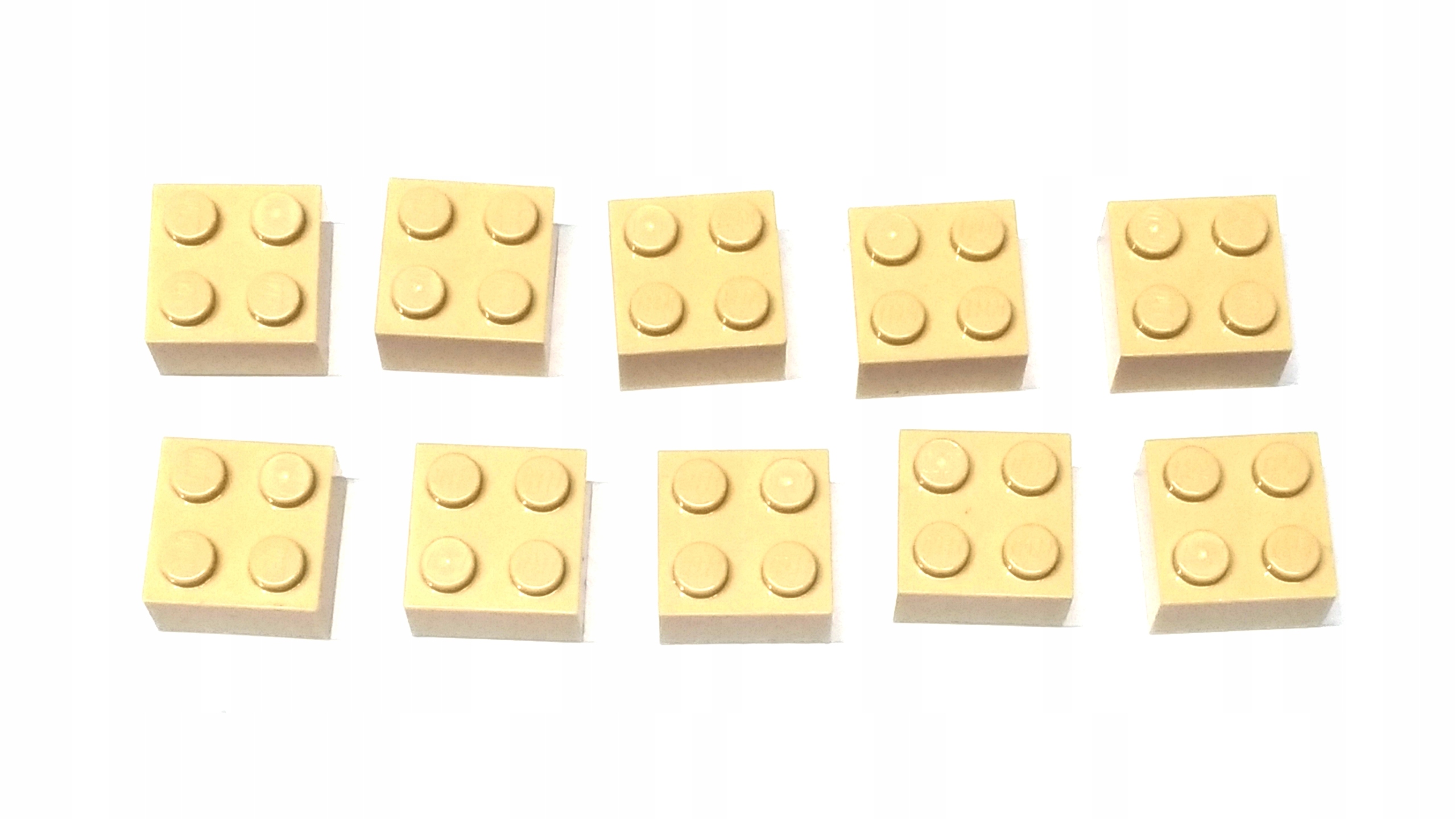 187c. Lego 2x2 Beżowy/Tan (3003/4114306) 10szt 2 38540bb4ce929b39017882fc89d00220
