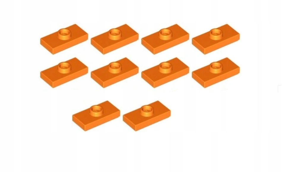 185M2. LEGO 15573 PŁYTKA 1x2 pomarańczowa- 10 sztuk 2 39cf682be90ed70db8d560a9861f3147