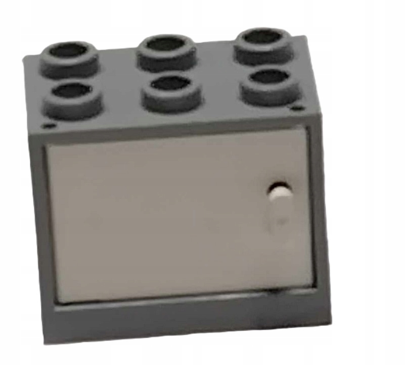 133F8. LEGO skrzynia kontener szafa szafka z drzwiczkami 4532 4533 szary 2 3acc359e590d748d115be7bac3179090