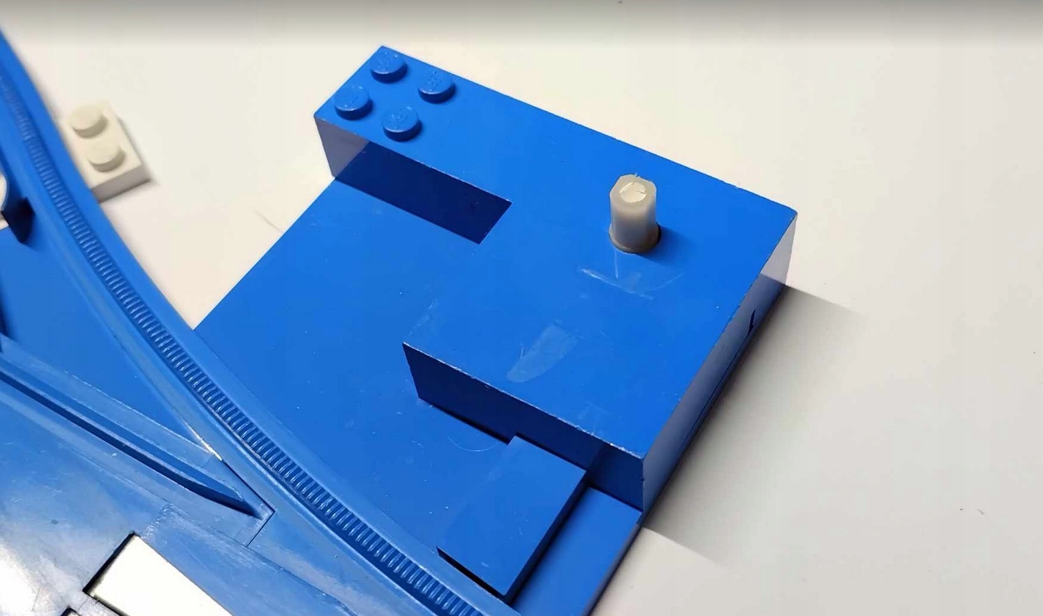 A14. LEGO Zwrotnica Tory TRAIN 12V upn0388la 7852 z USZKODZONA 4 3bbd54170434957aa7285c5c436ad705