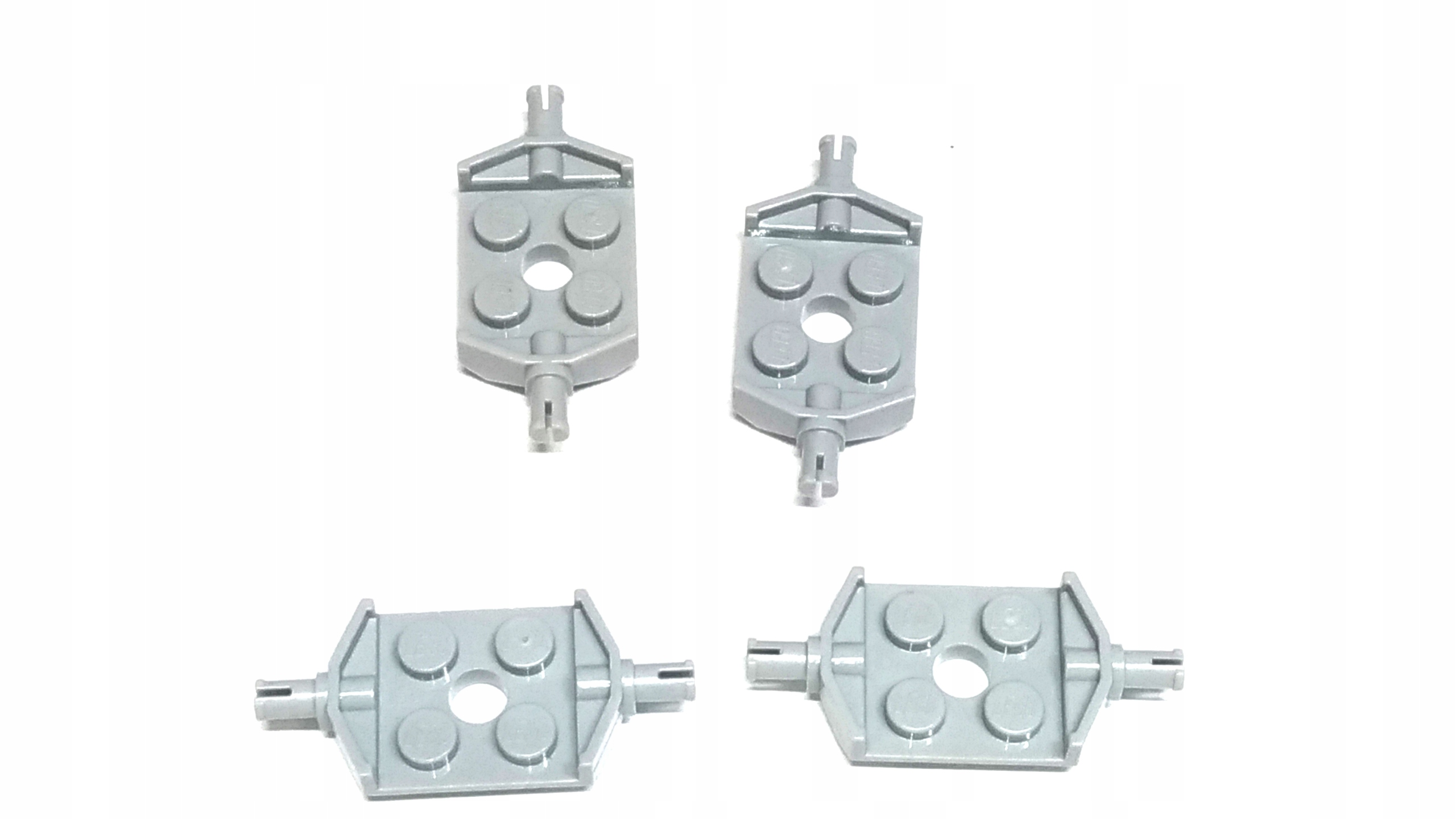 150g. Lego 6457 Płytka 2x2 z osią szary - 4 SZT 3 3e1f60181c5c4e28cb3512e451e442f7