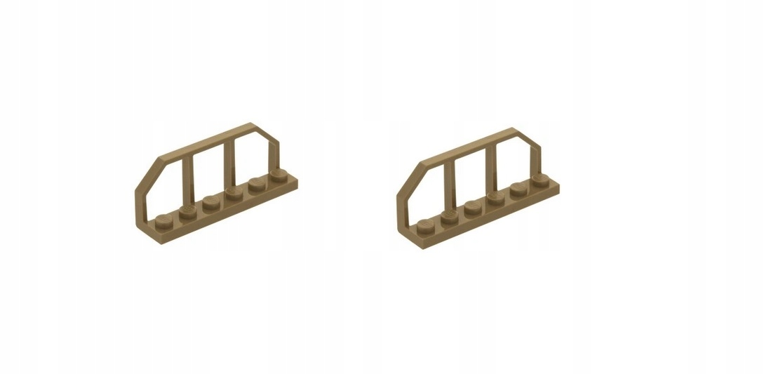 169a3. Lego 6583 Barierka pociąg tan ciemny beżowe - 2 szt 2 414bf9d1390753c1c6c4d9d6b517ae56