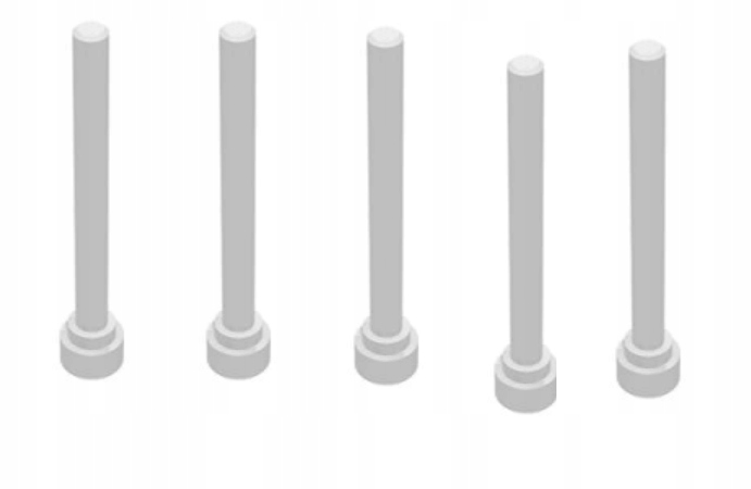 193b. Lego 3957 Antena biała 5 szt prosta końcówka 2 425e9edc35a3abc4221e184c655a0298