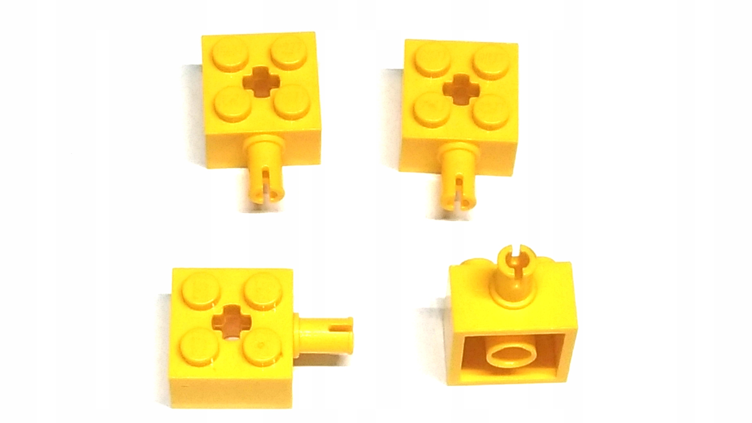 152a. Lego 6232 2x2 z osią pinem żółta -4 SZT 2 445eb831edabe54924fda1173a20eb8b