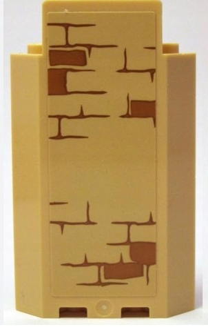 279a5. Lego panel ściana do zamku zamek panel 3x3x6 87421 - 1 sztuka 2 46355081afd055d521775555c2f8d1d9