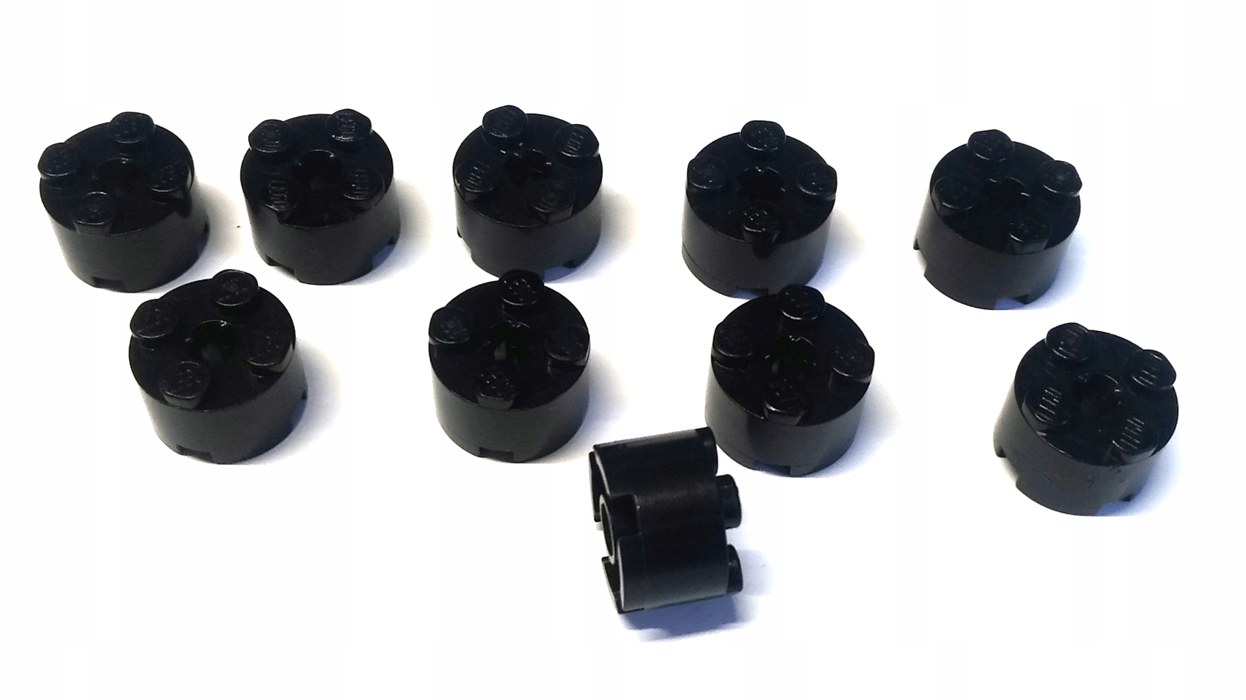 087d. Lego 2x2 czarne brick Round 6143 - 10 szt 2 4725e2981c55a96353d68069447212e0