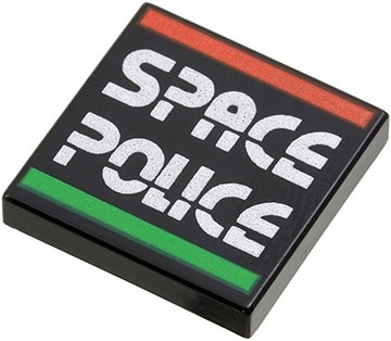 17b23. Lego nadruk space police 3068 płytka 2x2 2 476a937a6972ccad4c01e05473d18889