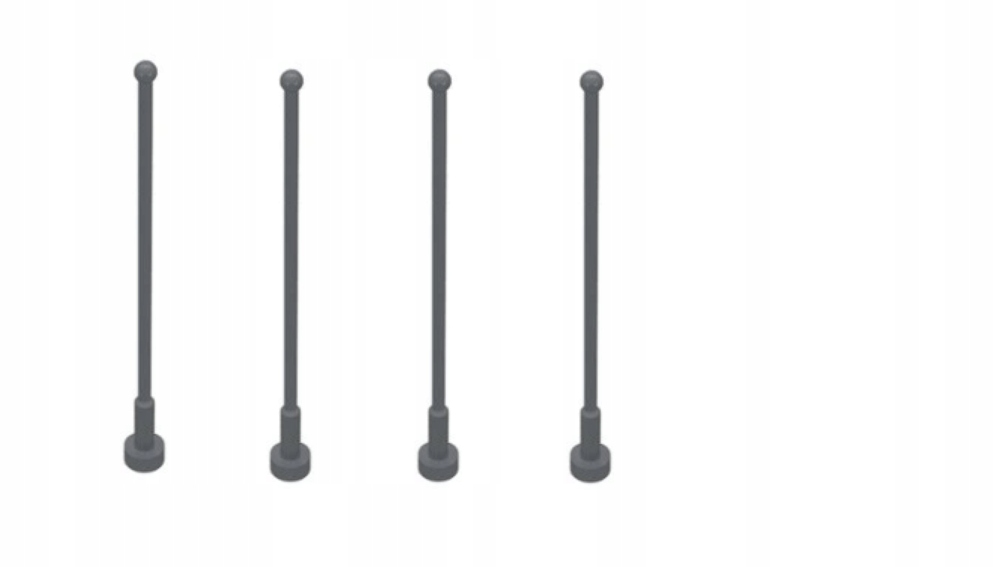 194f. Lego Antena 2569 szary ciemny - 4 szt 2 490f6b31c1db44131e9c3808ca629c89